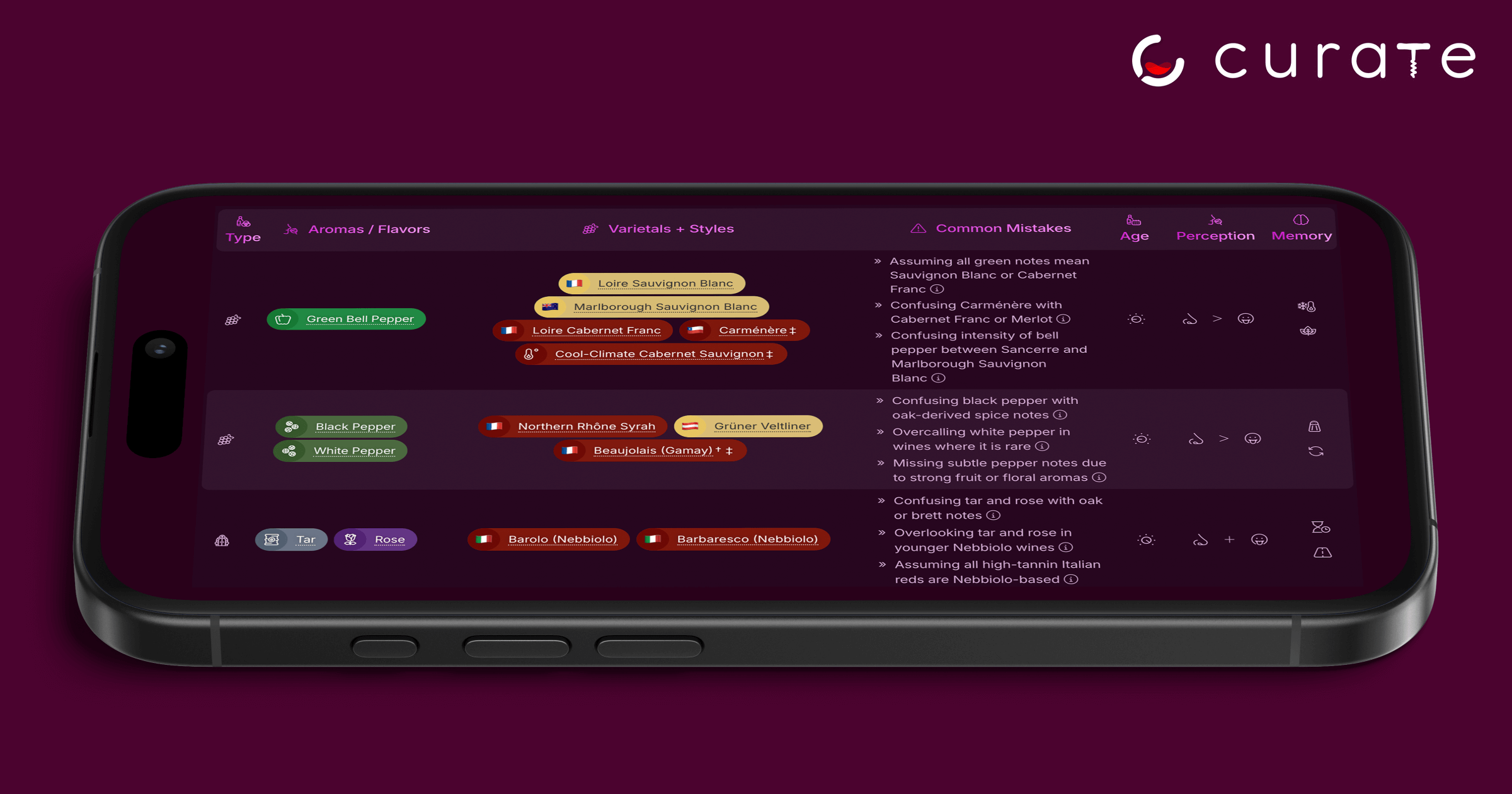 Blind Tasting Mistake Map Curate For Sommeliers